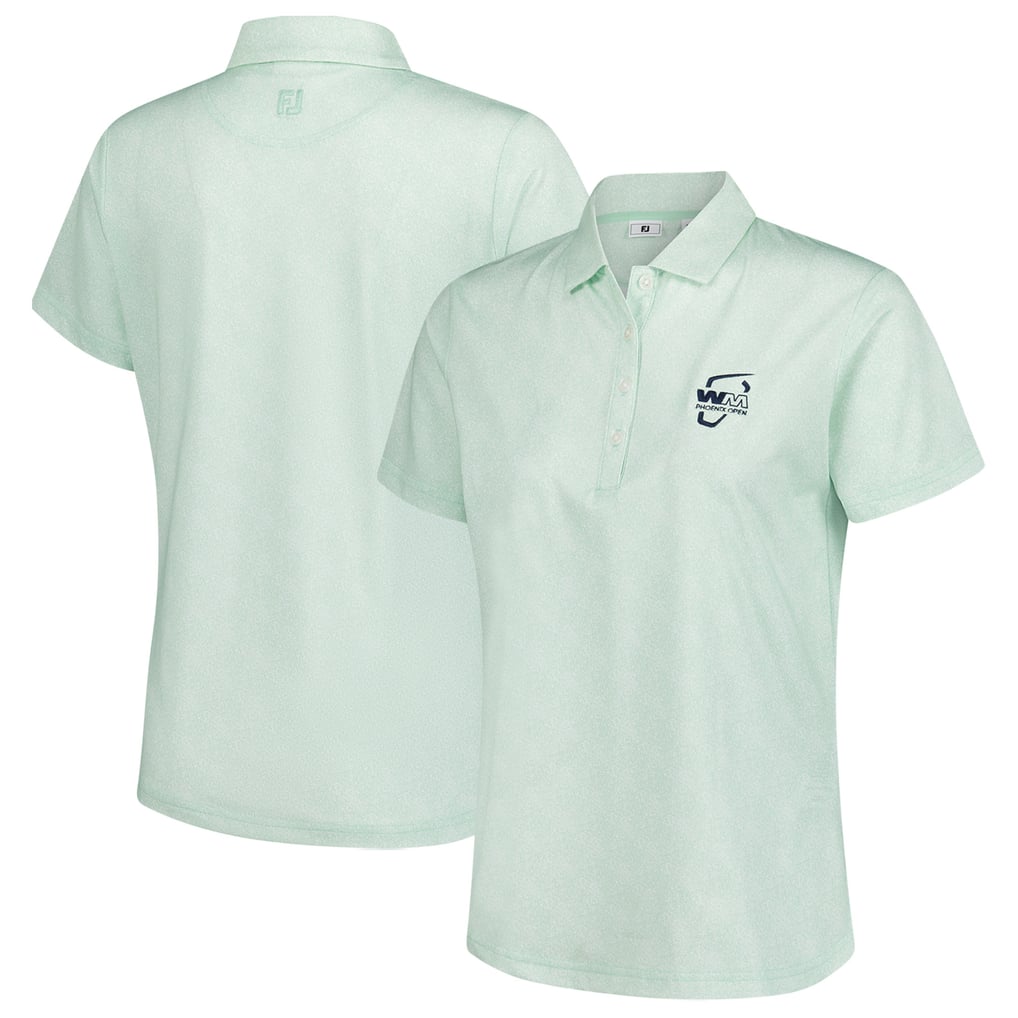 WM Phoenix Open FootJoy Women's Speckle Polo - Light Green